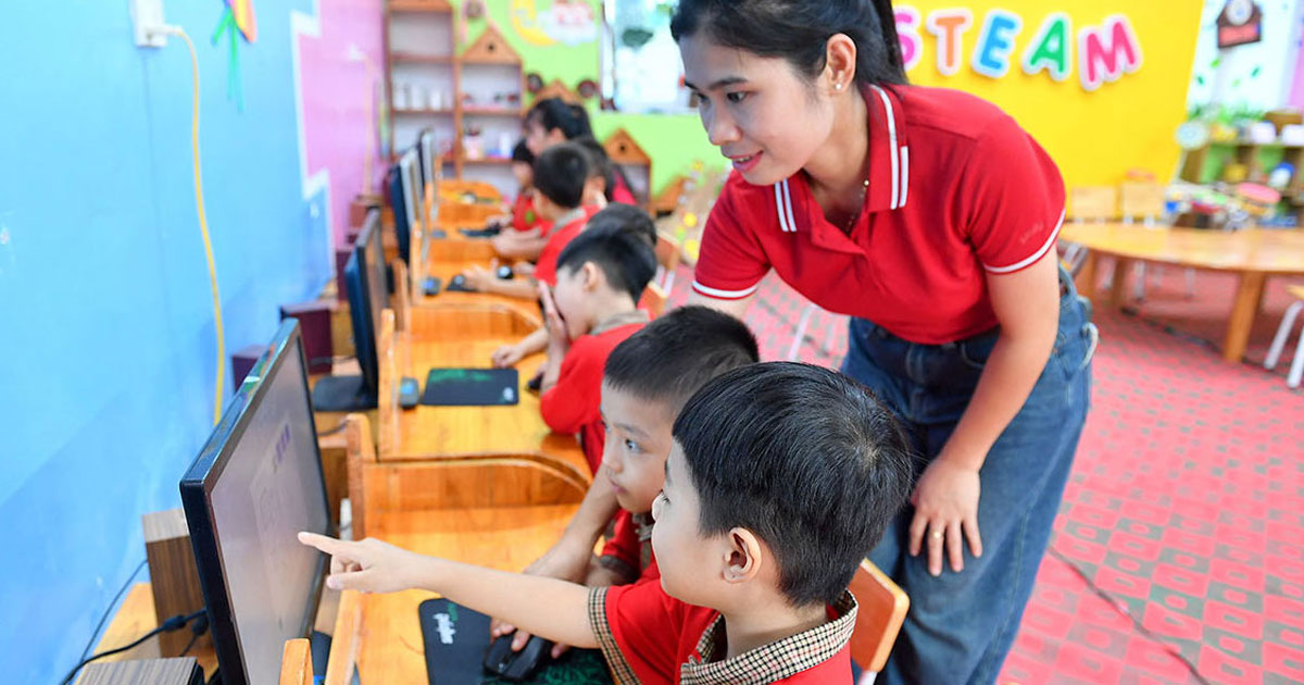 chuyen doi so giao duc mam non