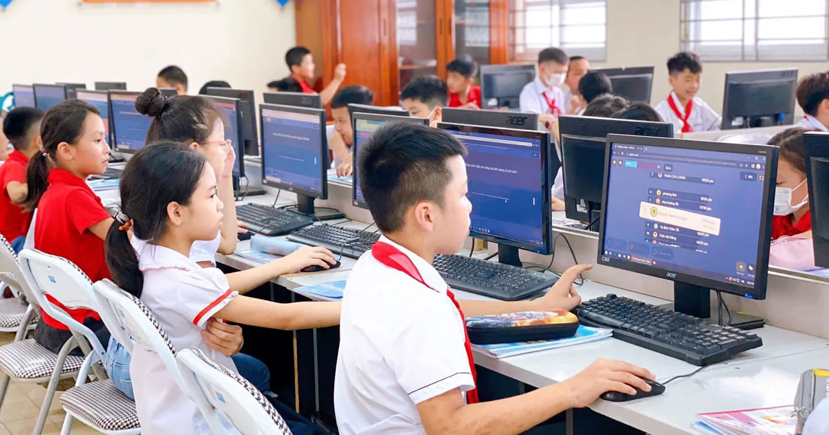 giai phap chuyen doi so trong truong tieu hoc